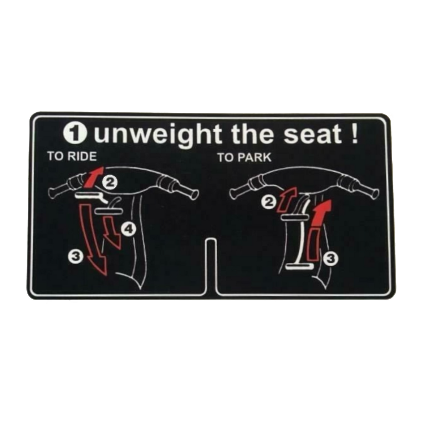 BMW C1 sticker stand operation