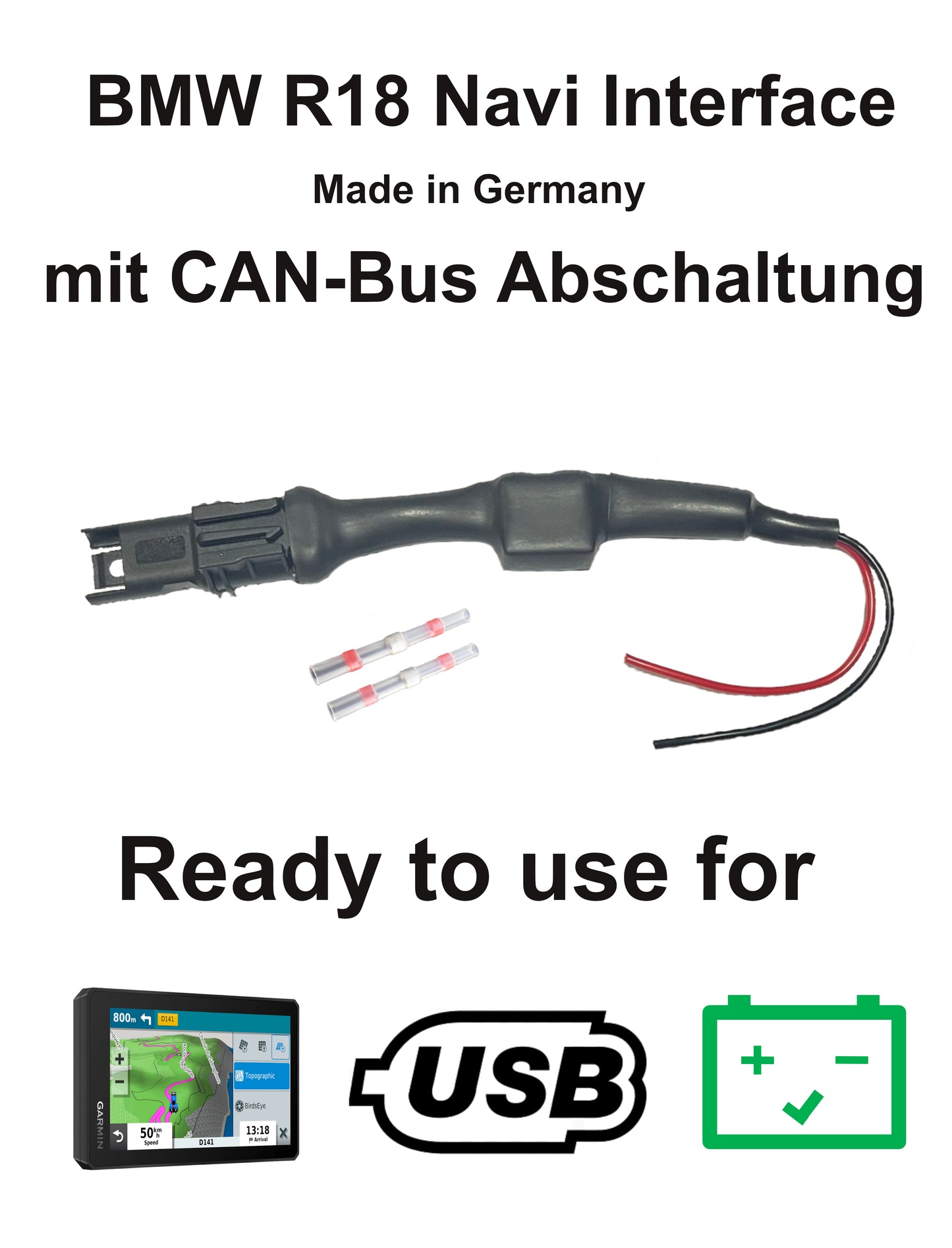 BMW R18 Navi + USB Interface