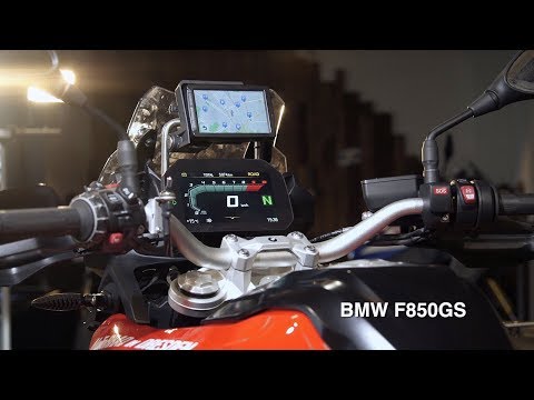 BMW F750GS F850GS F800GS GPS Mount Bracket - 12/22mm Bar Adapter For Navigation (2018-2025 Models)